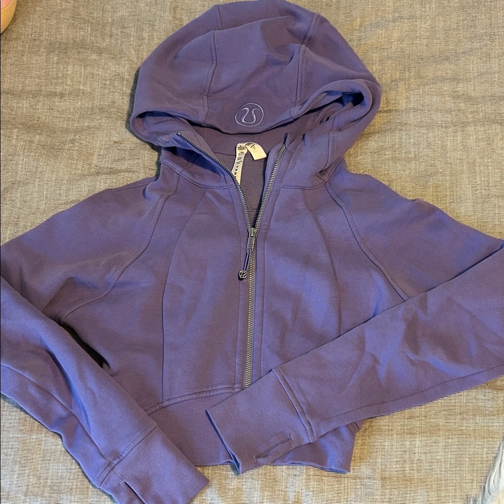 Lululemon Purple Zip-Up Hoodie